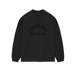 Essentials Fear of God Ink Heavy Jersey Long Sleeve T-Shirt ( 3 sized oversized)